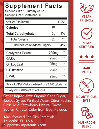 Slim Potentials Performance Gummies