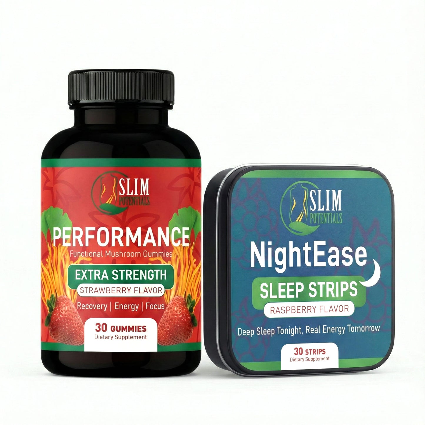 Performance Gummies & NightEase Sleep Strips Bundle